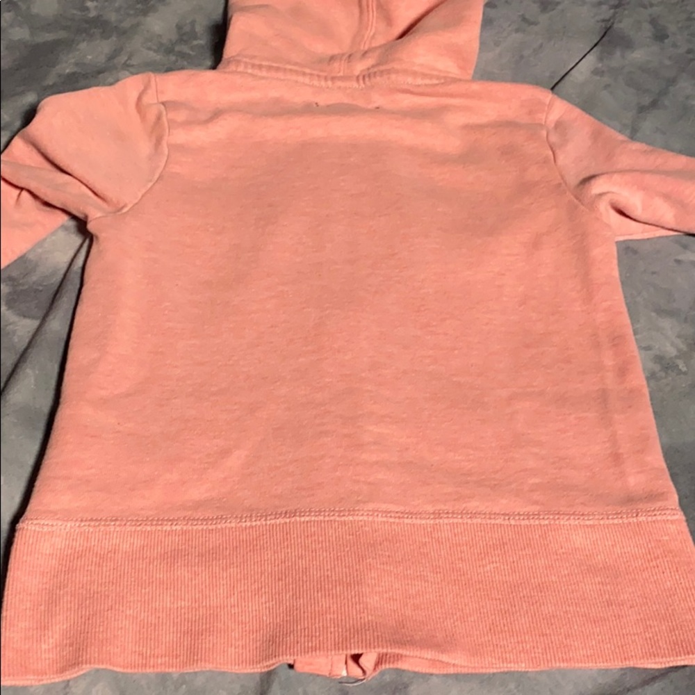 π 3 for $15 π - Gap Distressed Zip Up Hoodie Pink size Small - Picture 12 of 16